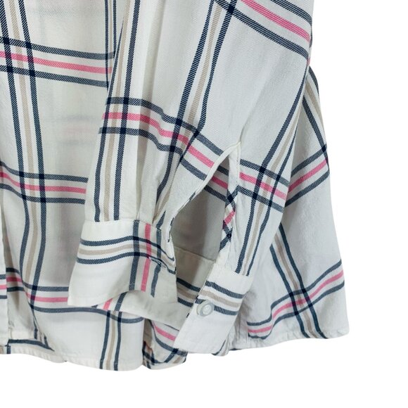 Plus Size Flannel Shirt Women Plaid Shirt Casual soft sz 2X Mystyle - Picture 12 of 15